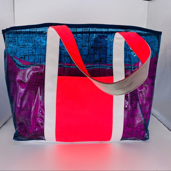 NWOT GOD (Goods of Desire) Vinyl bag + zip pouch - Picture 3 of 14